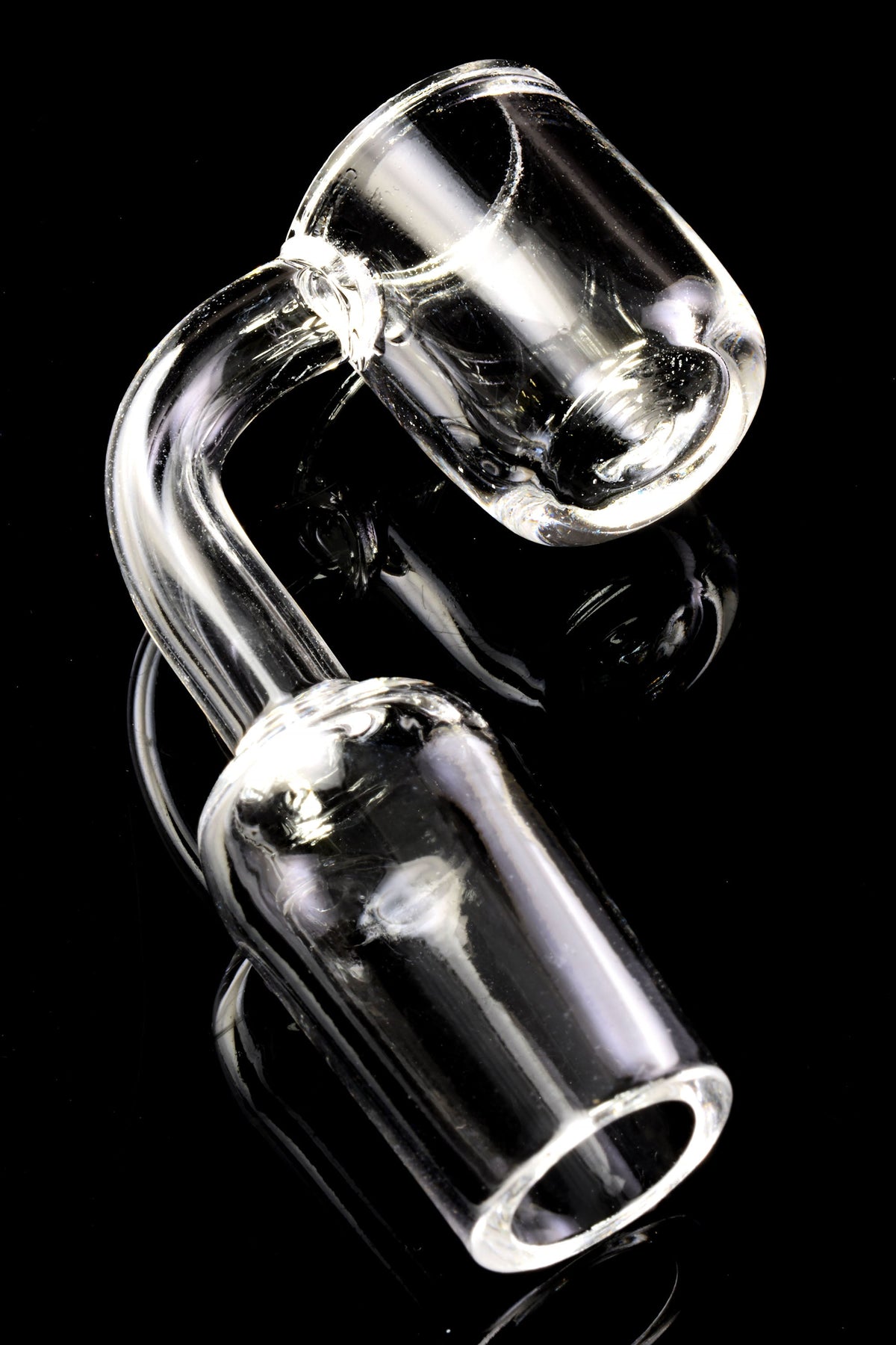 Quartz Flat-Top Banger – 4 mm Thick – 14.5 & 18.8 mm – Male or Female - Discreet Smoker