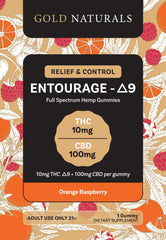 Gold Naturals Entourage Δ9 Gummy - Discreet Smoker