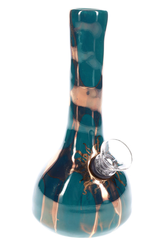 Ancient Creations Ceramics Mini Ceramic Water Pipe – 5″ – US-Made - Discreet Smoker