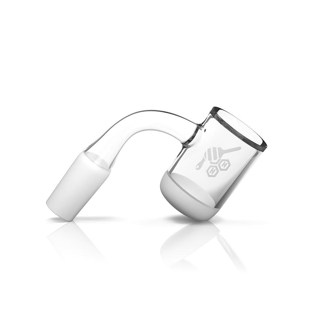 HONEY & MILK BEVEL BOWL QUARTZ BANGER - 90° DEGREE | YL - Discreet Smoker