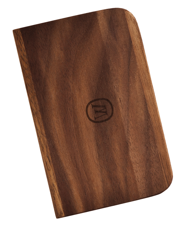 Marley Natural Black Walnut Prep Tray - Discreet Smoker