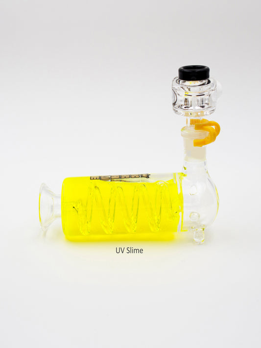 Krave Glass Freezable Steamroller Hand Pipe - Discreet Smoker