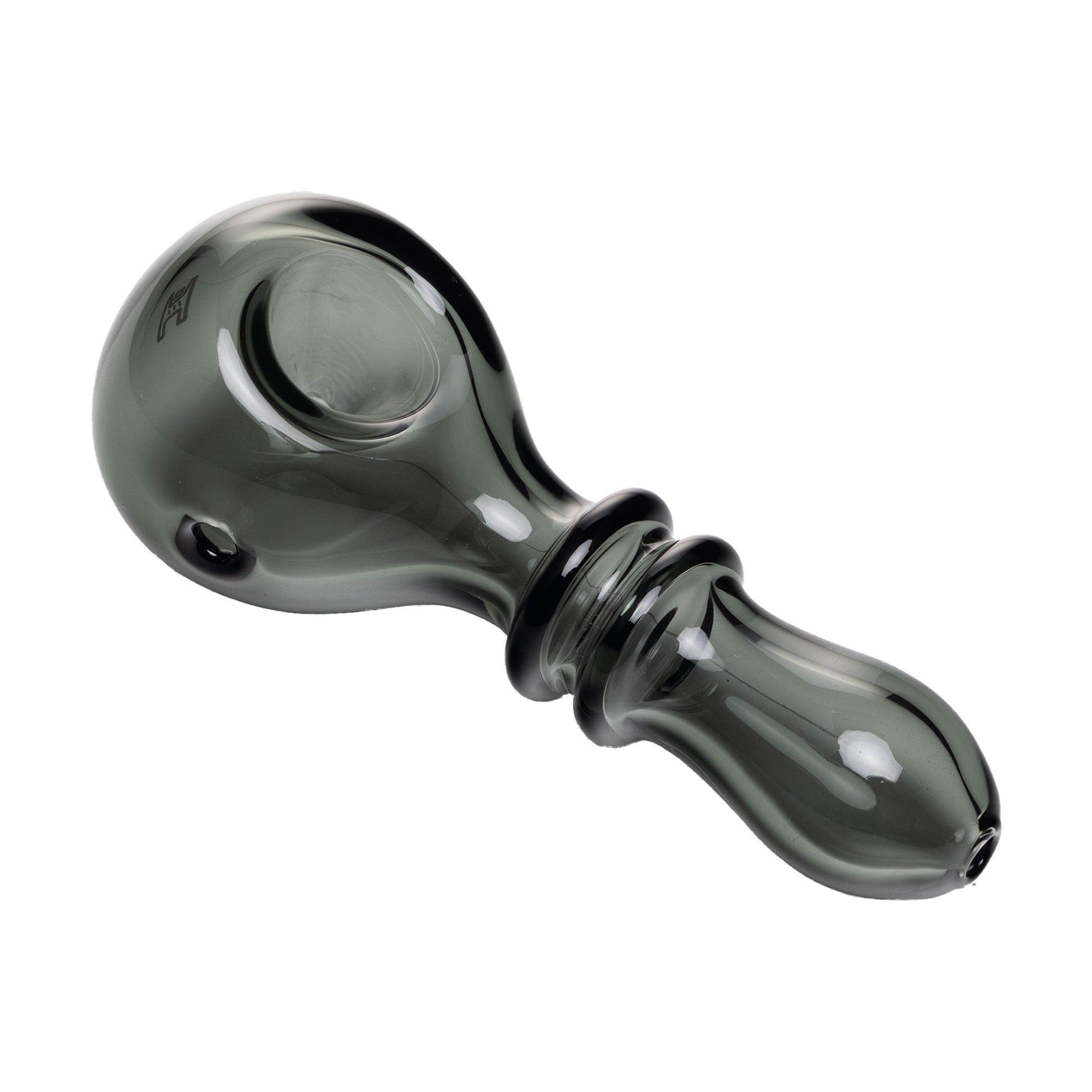 Human Grade Double Ring Spoon Pipe - Discreet Smoker
