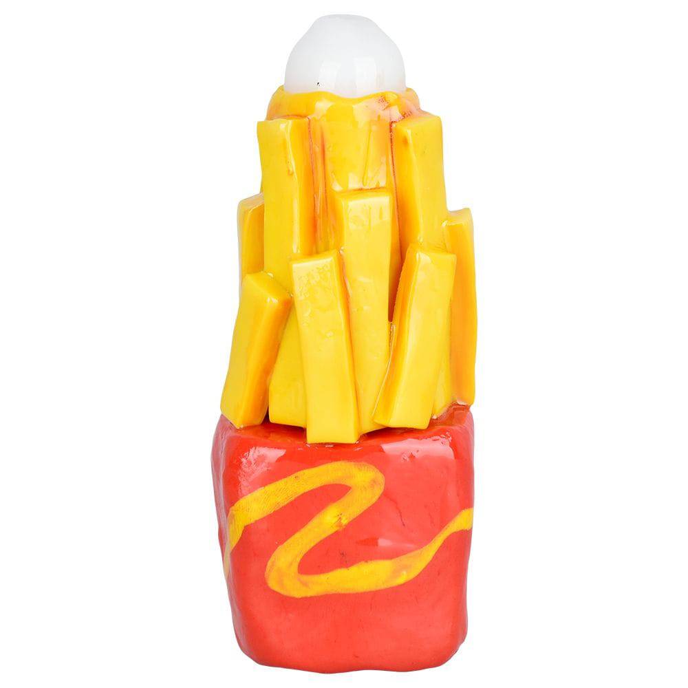 Let's Get Fried Enamel on Glass Hand Pipe - 5.25" - Discreet Smoker