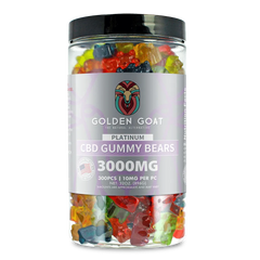 Platinum CBD Gummies 3000mg - Clear Bears