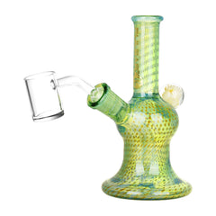 Pulsar Blooming Bubble Matrix Mini Dab Rig | 5.75" | 14mm F - Discreet Smoker