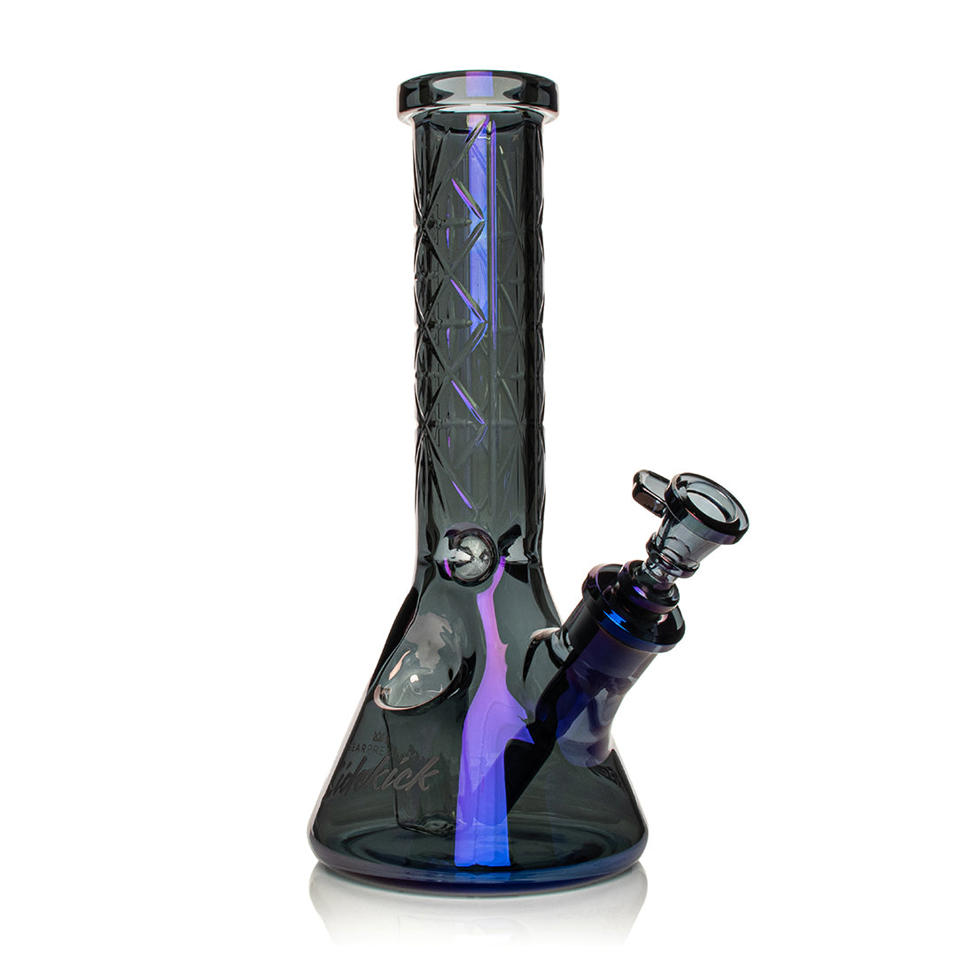 Gear Premium 12" Sidekick Beaker (Terminator Finish) Water Pipe - Discreet Smoker