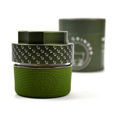4 Piece Aluminum Herb Grinder | AITH v.I – OG - Repeat Pattern - Discreet Smoker