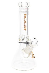 ROOR 10" Beaker Bong – Ultra-Thick 7 mm Glass, Glass-on-Glass - Discreet Smoker