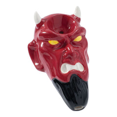 Wacky Bowlz Devil Ceramic Hand Pipe - 3.5" - Discreet Smoker