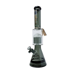Cheech Glass 18" Double Trouble Water Pipe - Discreet Smoker