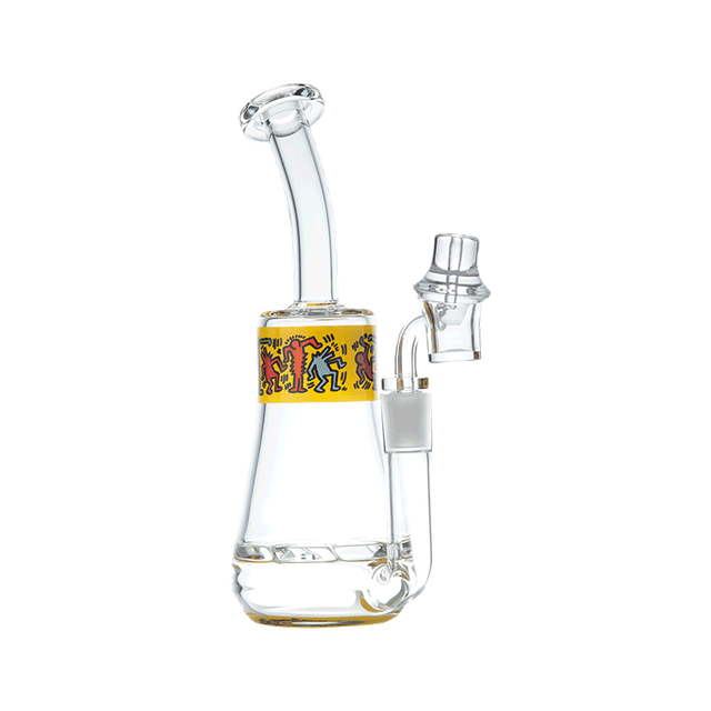 K. Haring Glass Dab Rig - Discreet Smoker