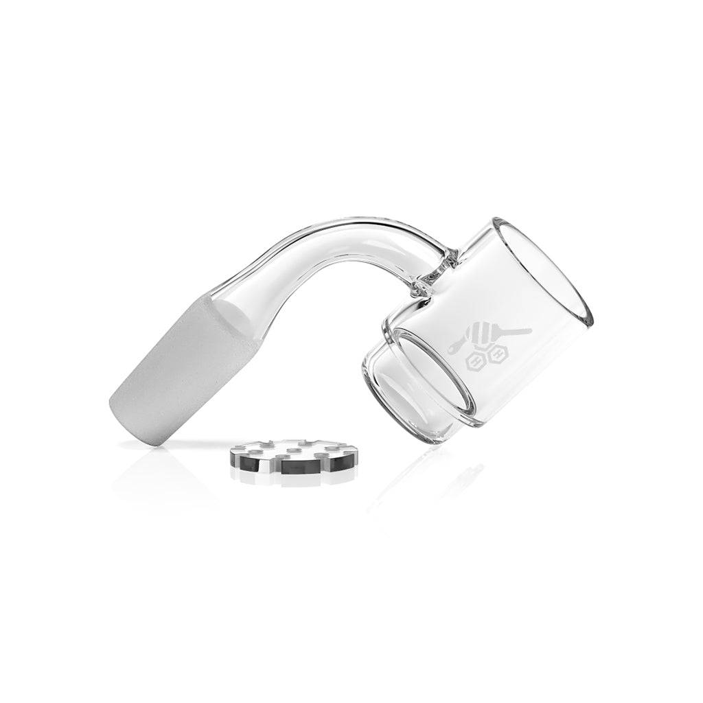 HONEY DISC DEEP DISH QUARTZ BANGER - 90° DEGREE | YL - Discreet Smoker