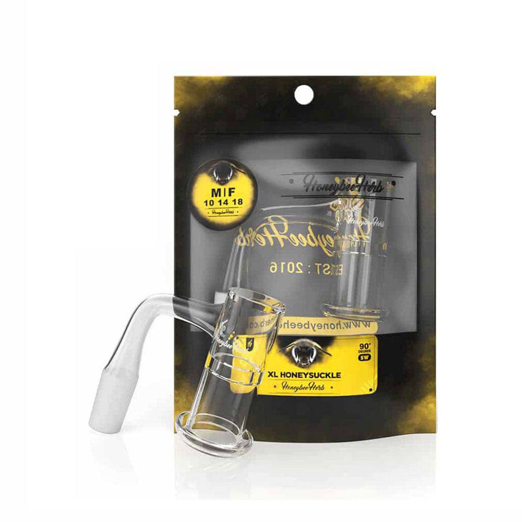 HONEYSUCKLE XL QUARTZ BANGER - 90° DEGREE | BL - Discreet Smoker