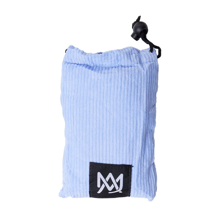 MJ Arsenal Padded Drawstring Pouches, Cloud Blue