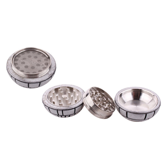 DEATH STAR STYLE HERB GRINDER – 3D SPHERE DESIGN - Discreet Smoker