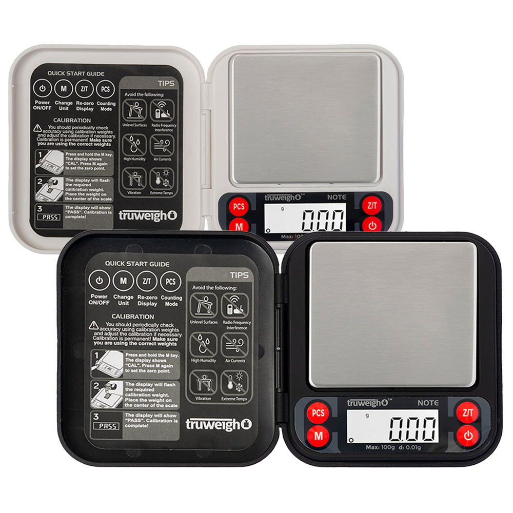 Truweigh Mini NOTE Digital Pocket Scale | 100G x 0.01g - Discreet Smoker
