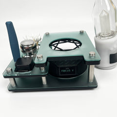 Focus V Carta 2 Rig Station Dab Session Organizer and Cleaning Tray That Holds the Charging Dock With ISO Pump and Swab Beaker - Discreet Smoker