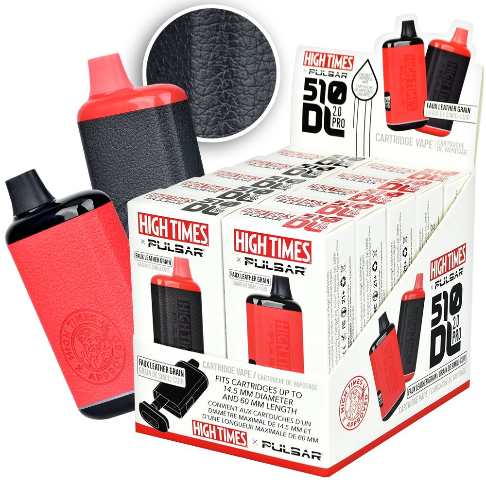 High Times® 510 DL 2.0 Pro Variable Voltage Vape Bar - 1000mAh - Discreet Smoker