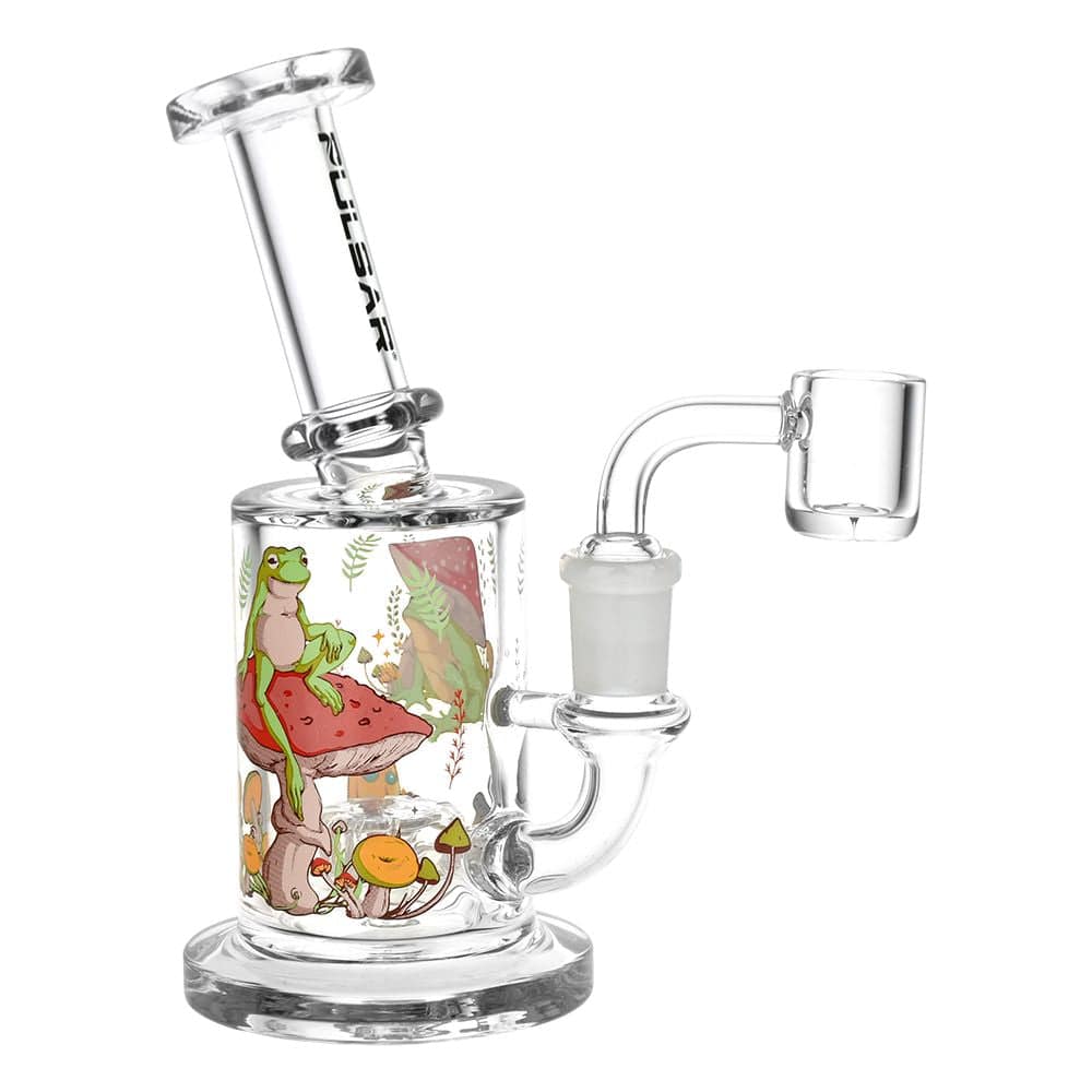 Pulsar Froggy Fun Guy Glass Dab Rig - 6.25" / 14mm F - Discreet Smoker