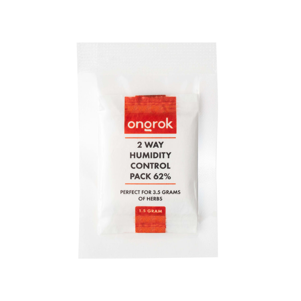 Ongrok 2-Way 62% Humidity Packs | 3 sizes (Small, Medium, Large) - Discreet Smoker