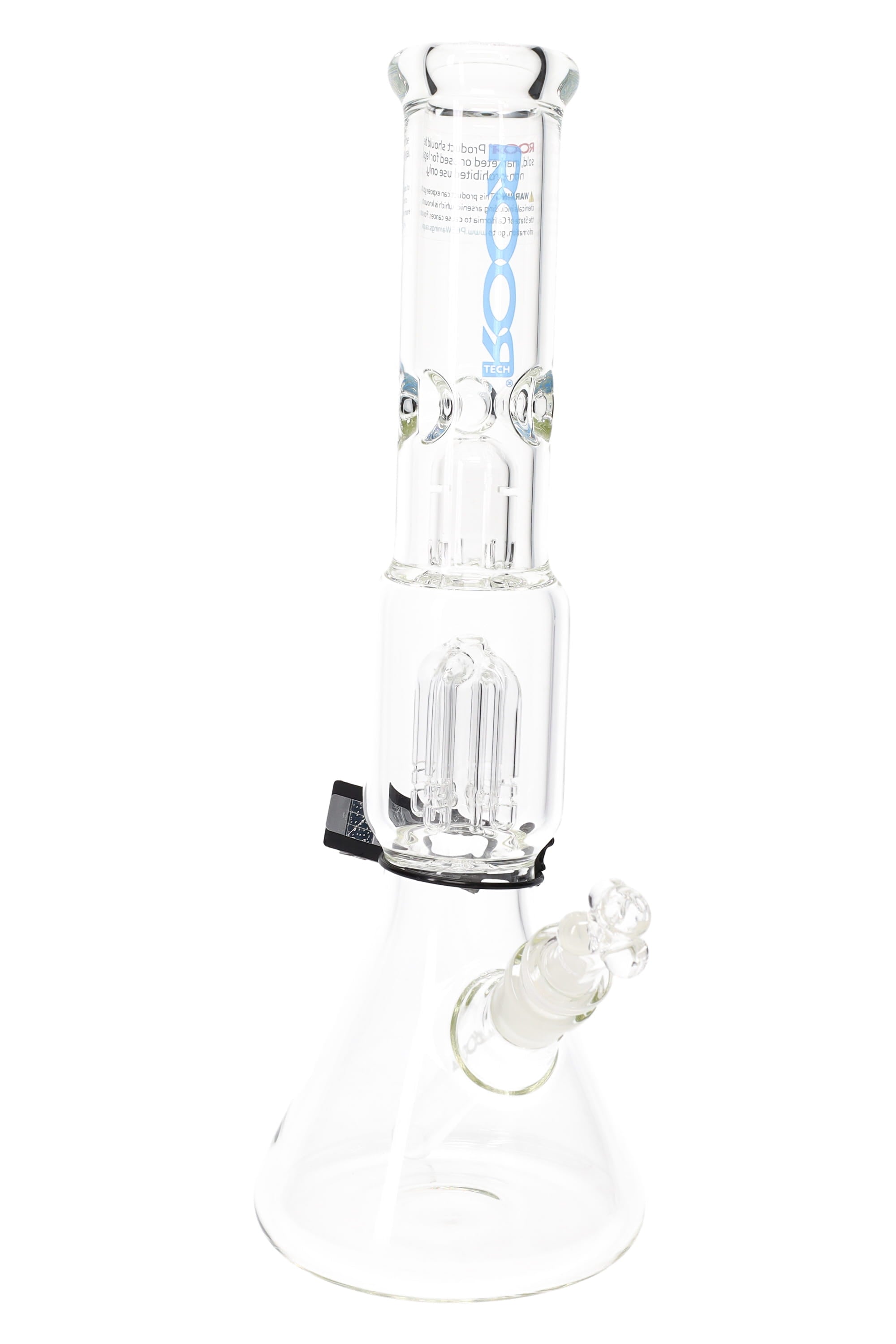 ROOR Tech 14″ Beaker Bong with Tree Perc – 5 mm Thick - Discreet Smoker