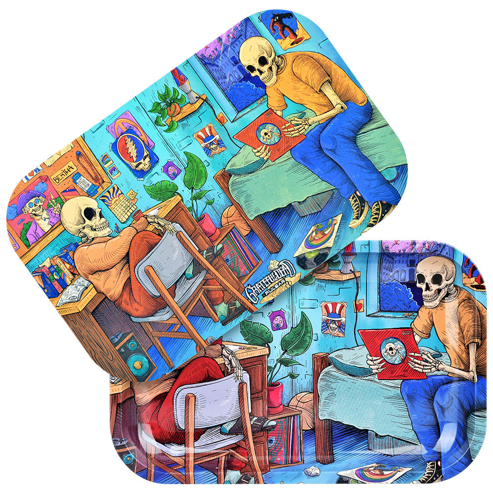 Grateful Dead x Pulsar Rolling Tray Kit | 11"x7" | Roomies - Discreet Smoker