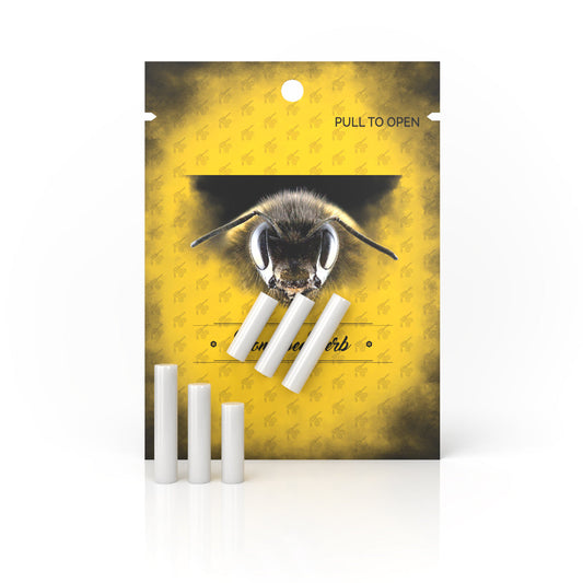 WHITE QUARTZ PILLARS (3PK) - Discreet Smoker