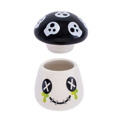 MUSHROOM SKULL STASH JAR - Discreet Smoker