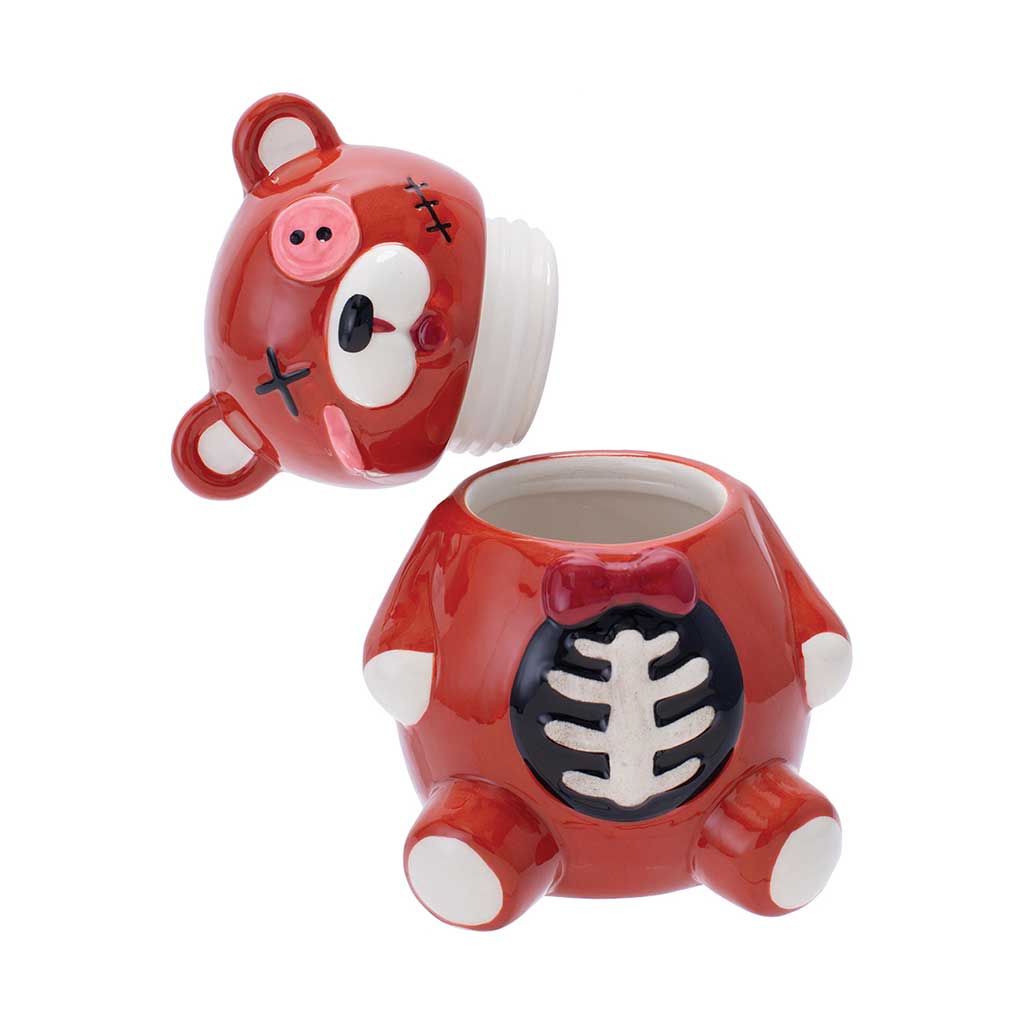 ZOMBIE SCARE BEAR STORAGE JAR - Discreet Smoker