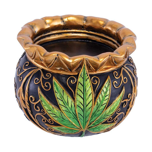 ROYAL LEAF CAULDRON ASHTRAY - Discreet Smoker