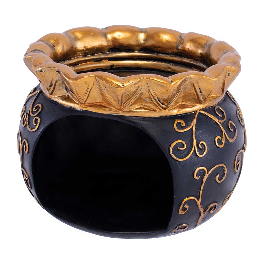 ROYAL LEAF CAULDRON ASHTRAY - Discreet Smoker