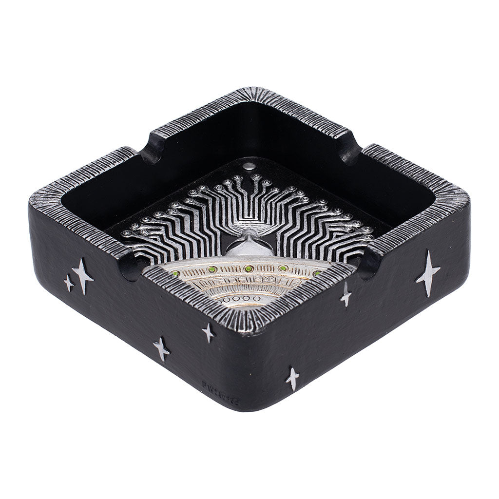 SILVER UFO ASHTRAY - Discreet Smoker