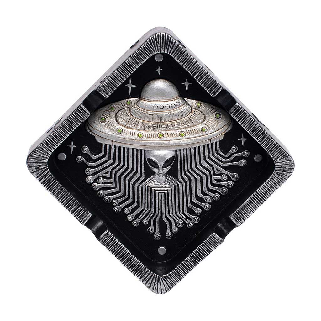 SILVER UFO ASHTRAY - Discreet Smoker