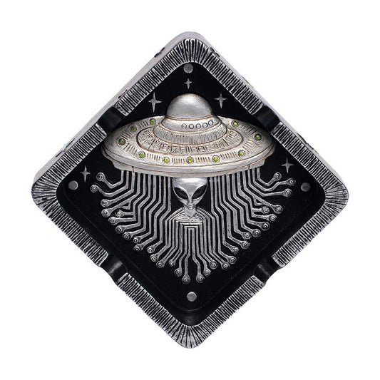 SILVER UFO ASHTRAY - Discreet Smoker