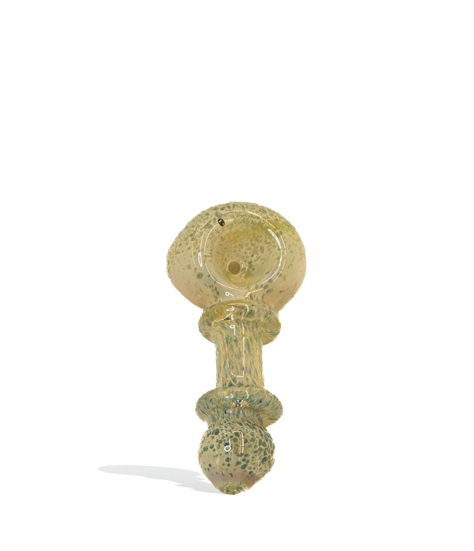 4 inch Fritted w/ Rings Hand Pipe - Discreet Smoker