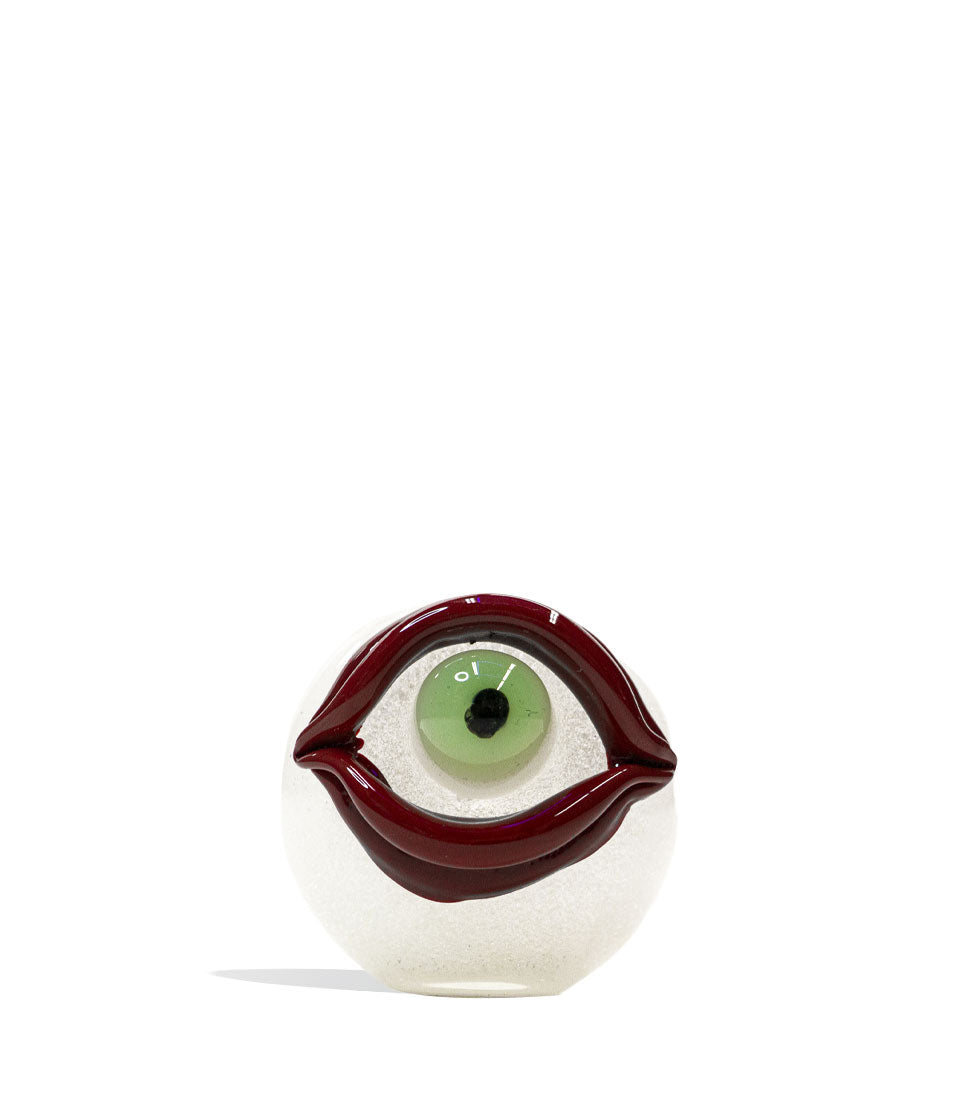 4 inch Glow in the Dark Hand Pipe with Eye Design - Discreet Smoker