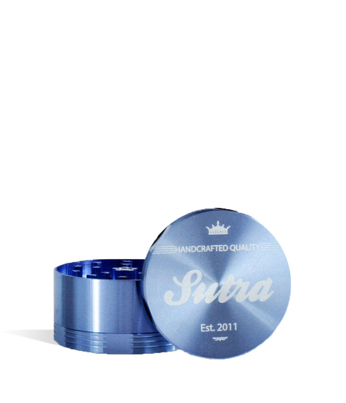 Sutra Vape Aluminum 4 Piece 50mm Grinder, Blue