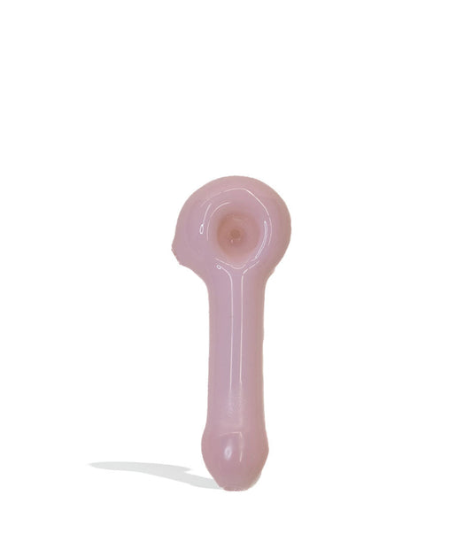 4.5 inch US Milky Glass Hand Pipe - Discreet Smoker