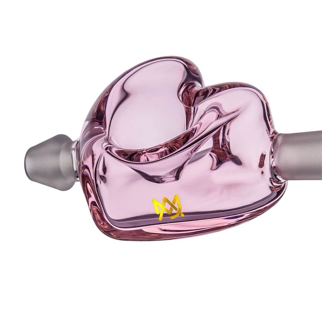 MJ Arsenal Cupid's Bow(l) Valentine's Day Glass Pipe - Discreet Smoker