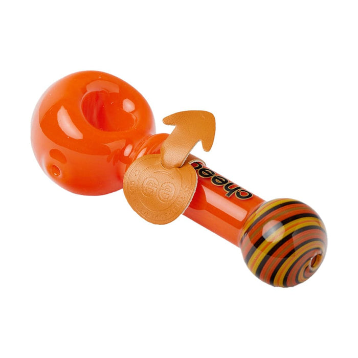 Cheech Glass 4.5" Solid Until The End Hand Pipe, Orange