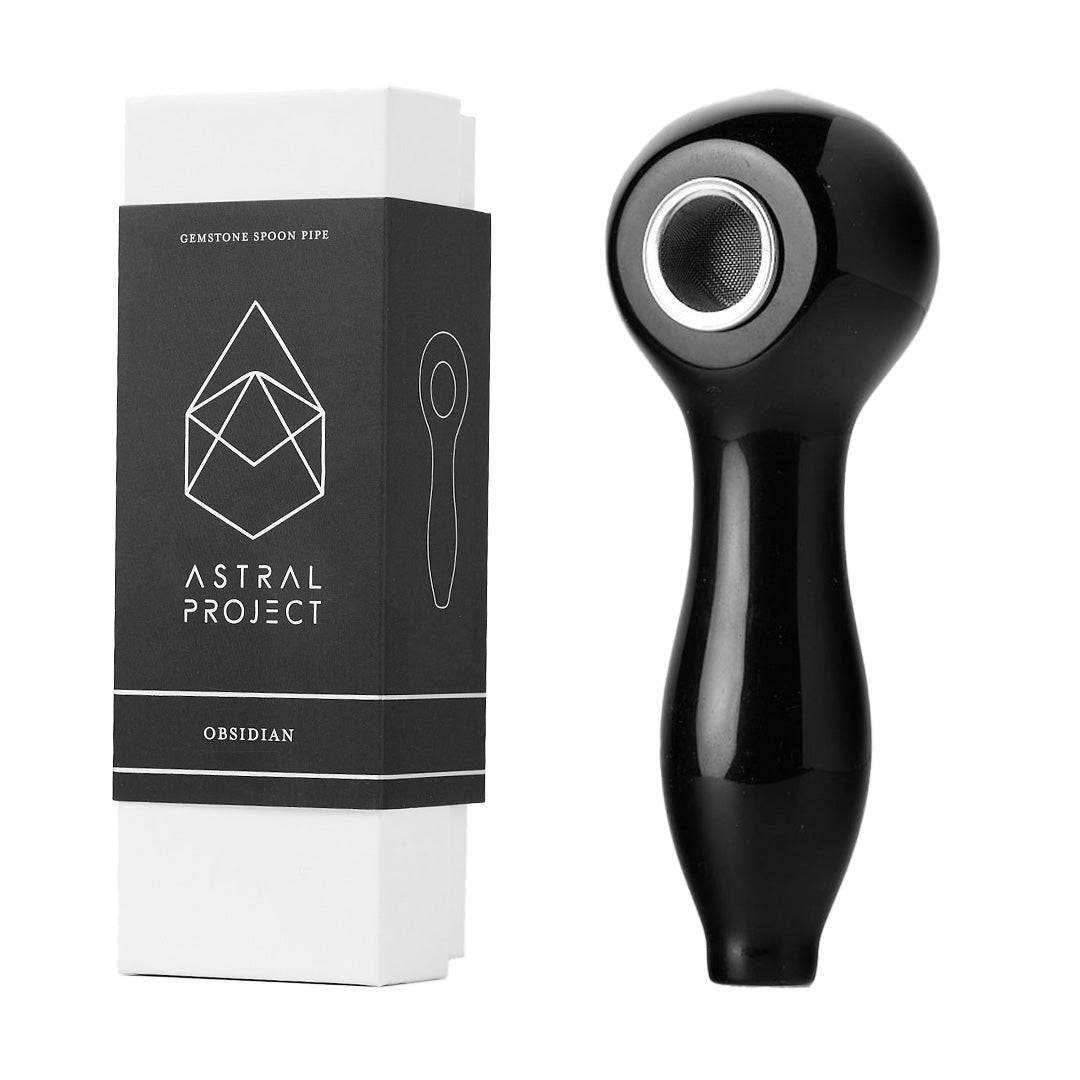 Astral Gemstone Spoon Pipes - Discreet Smoker