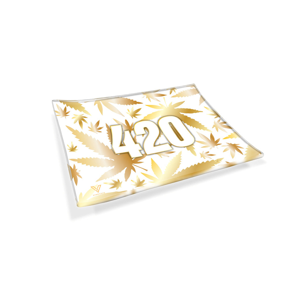 420 GLASS TRAY - Discreet Smoker