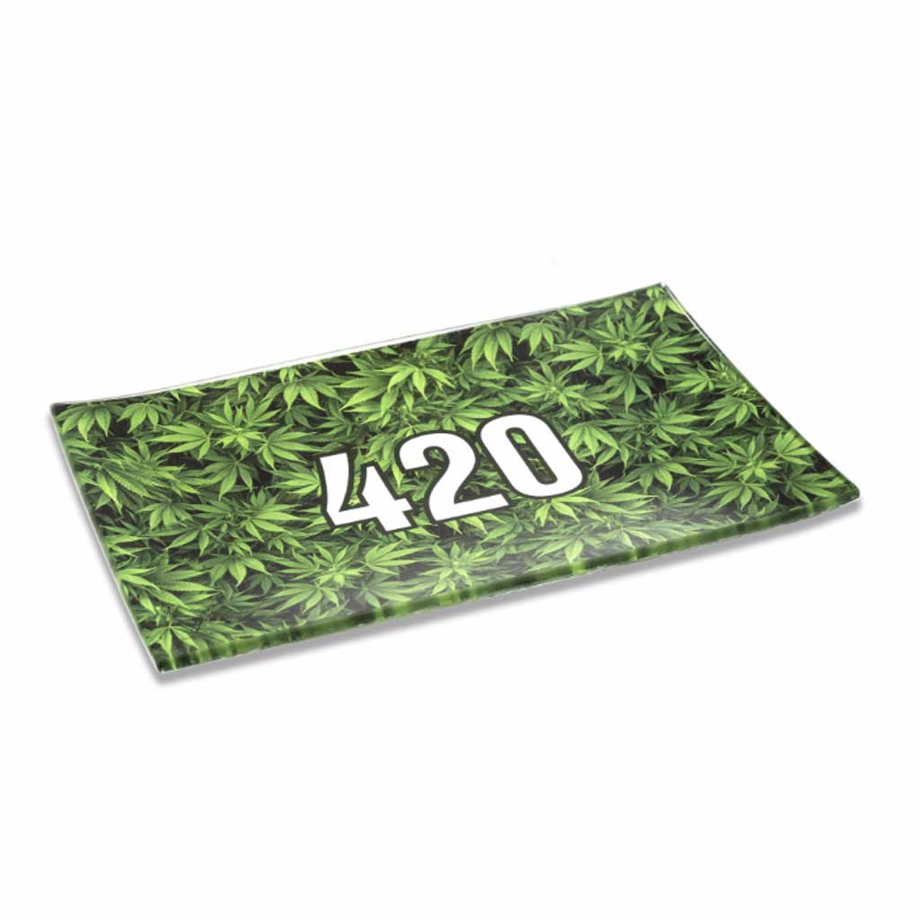 420 GLASS TRAY - Discreet Smoker