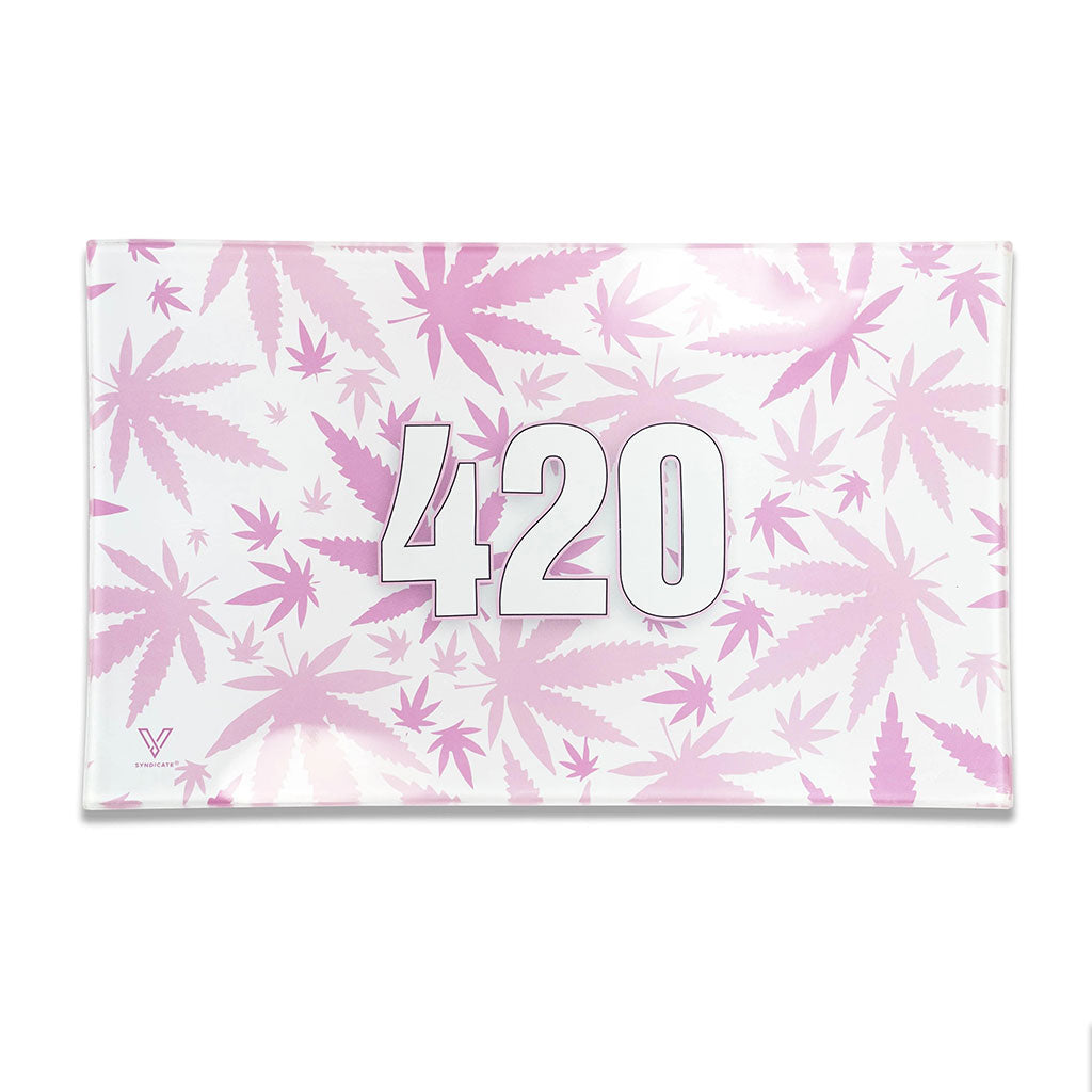 420 GLASS TRAY - Discreet Smoker