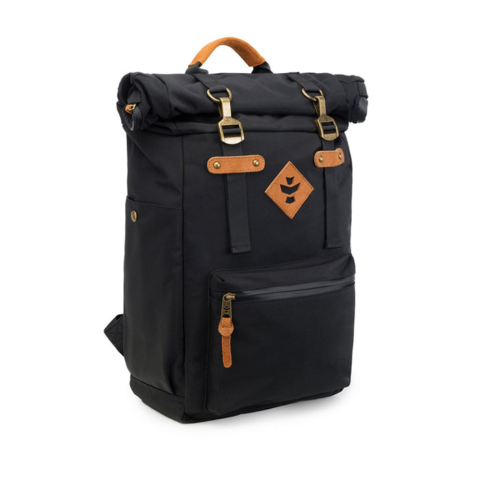 Revelry Drifter - Smell Proof Rolltop Backpack, Black