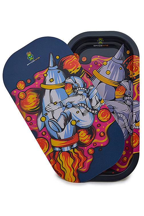 Space King 3D Holographic Slim Tray Kit (5 Designs) - Discreet Smoker