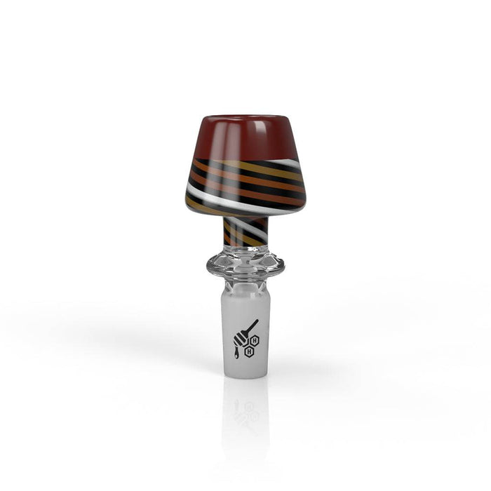 FIRE PIT TOP WHRIL BONG BOWL SLIDE, Red/Black