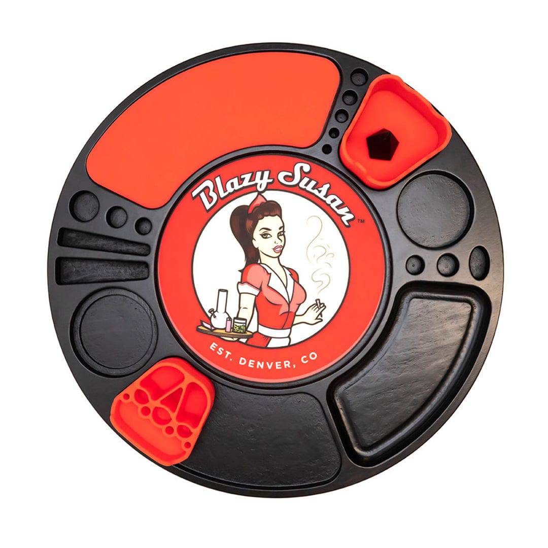 Blazy Susan Spinning Rolling Trays - Discreet Smoker