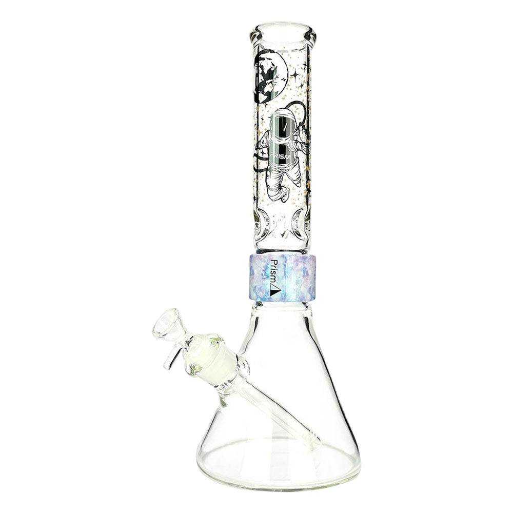 Prism Spaced Out Standard Beaker Single Stack Water Pipe - 14"/14mm F - Discreet Smoker
